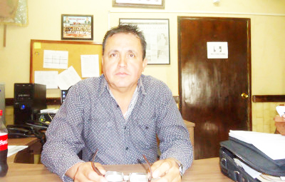 Ismael Leija Escalante, Secretario General de la Sección 147.