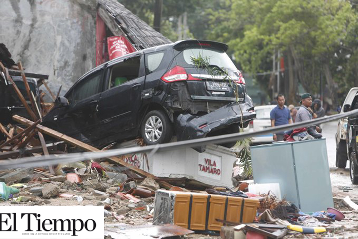 Sismo golpea Indonesia tras tsunami que dejó 222 muertos