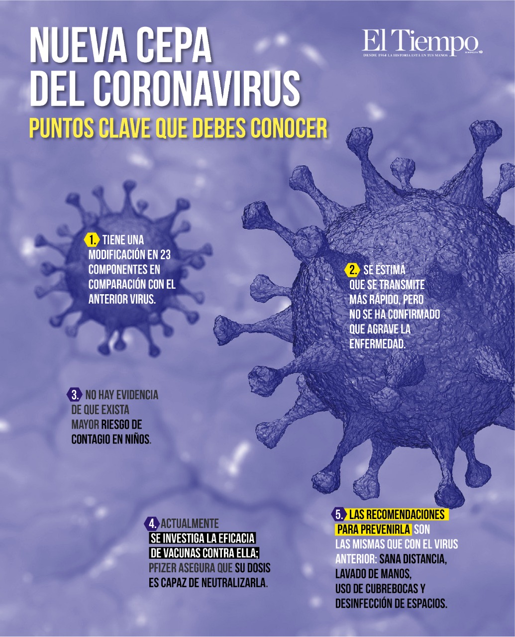 Lo que debes saber sobre la nueva cepa del coronavirus